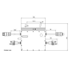 Hoymiles HM-600 Mikrowechselrichter + Endkappe f&uuml;r...
