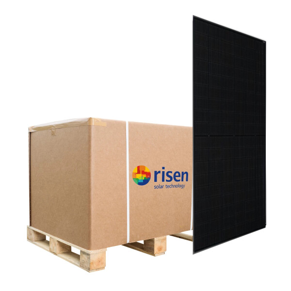Risen TITAN S RSM40-8-395MB 395W Full Black Solarpanel 1x Palette 36 Solarmodule